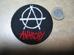 Anarchy nažehľovacia nášivka (možnosť nažehliť alebo našiť na odev)
